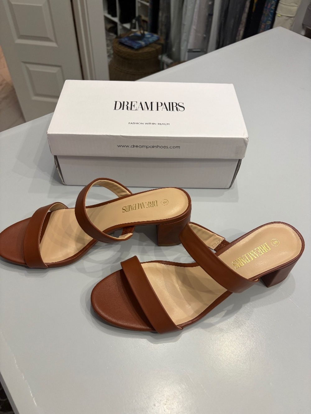 Dream Pairs dressy mules
